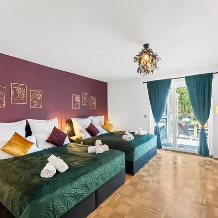 Апартаменты Flair Blossom I Bbq I 2xparken I Terrasse I Kaffee I Waschmaschine I Фульда